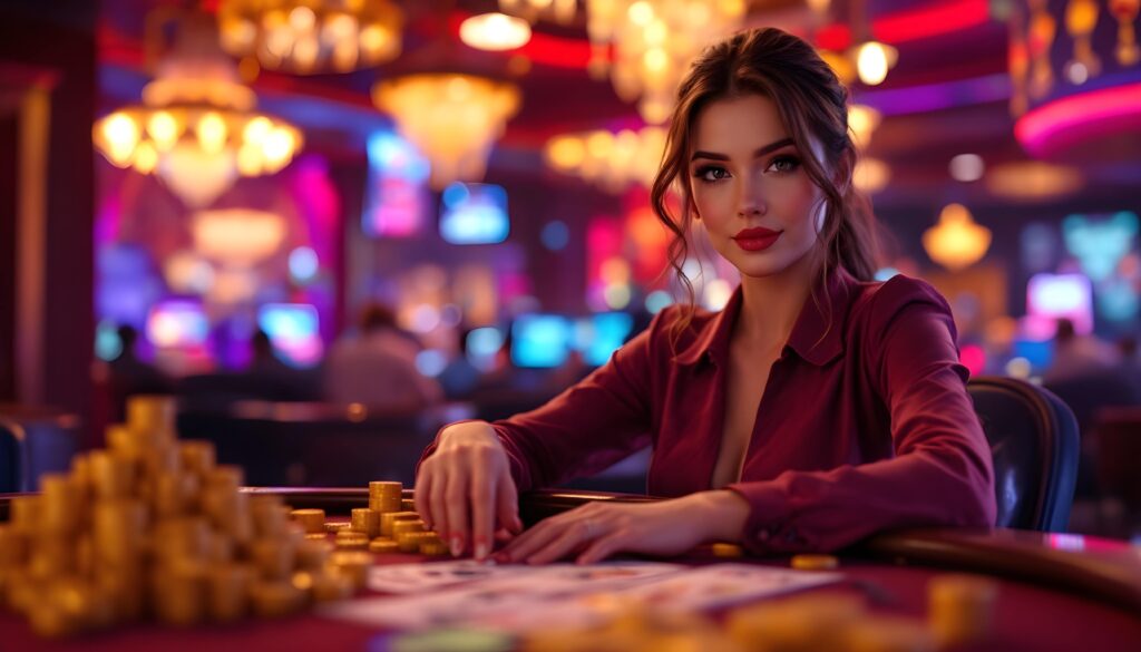 Blackjack Casino Woman